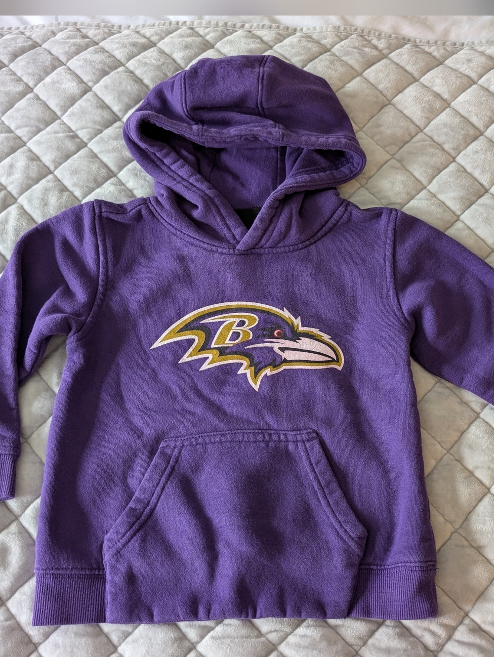 Toddler Kids Baltimore Ravens Hoodie, Purple, Size 3T